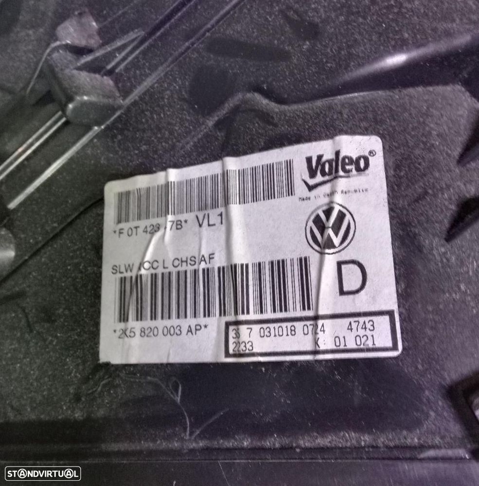 SOFAGEM INTEIRA VOLKSWAGEN CADDY PROFESIONAL SA03.2015 - 2