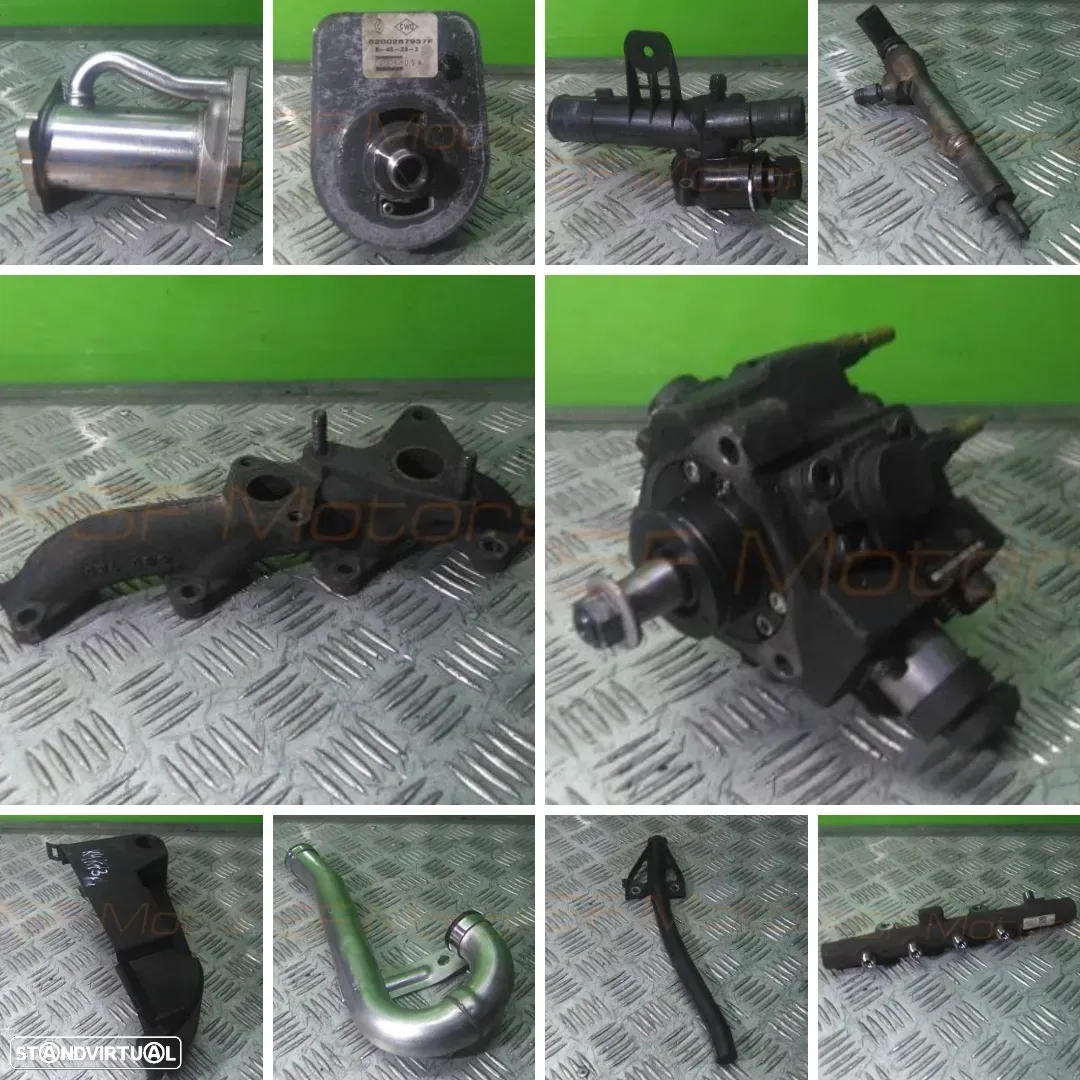 Reparação Peças Motor Renault Megane 1.5 DCi 2007 Ref K9K732 - 4