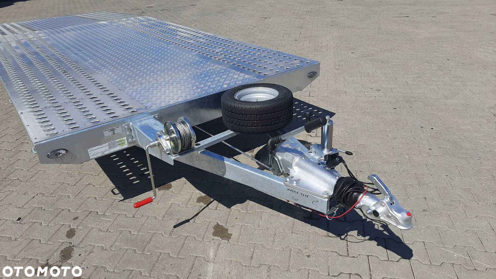 Niewiadów Dostawa laweta 500x210cm DMC3500kg wypełnienie blacha alu pod busy AMORTYZATORY Koło zapasowe - 2