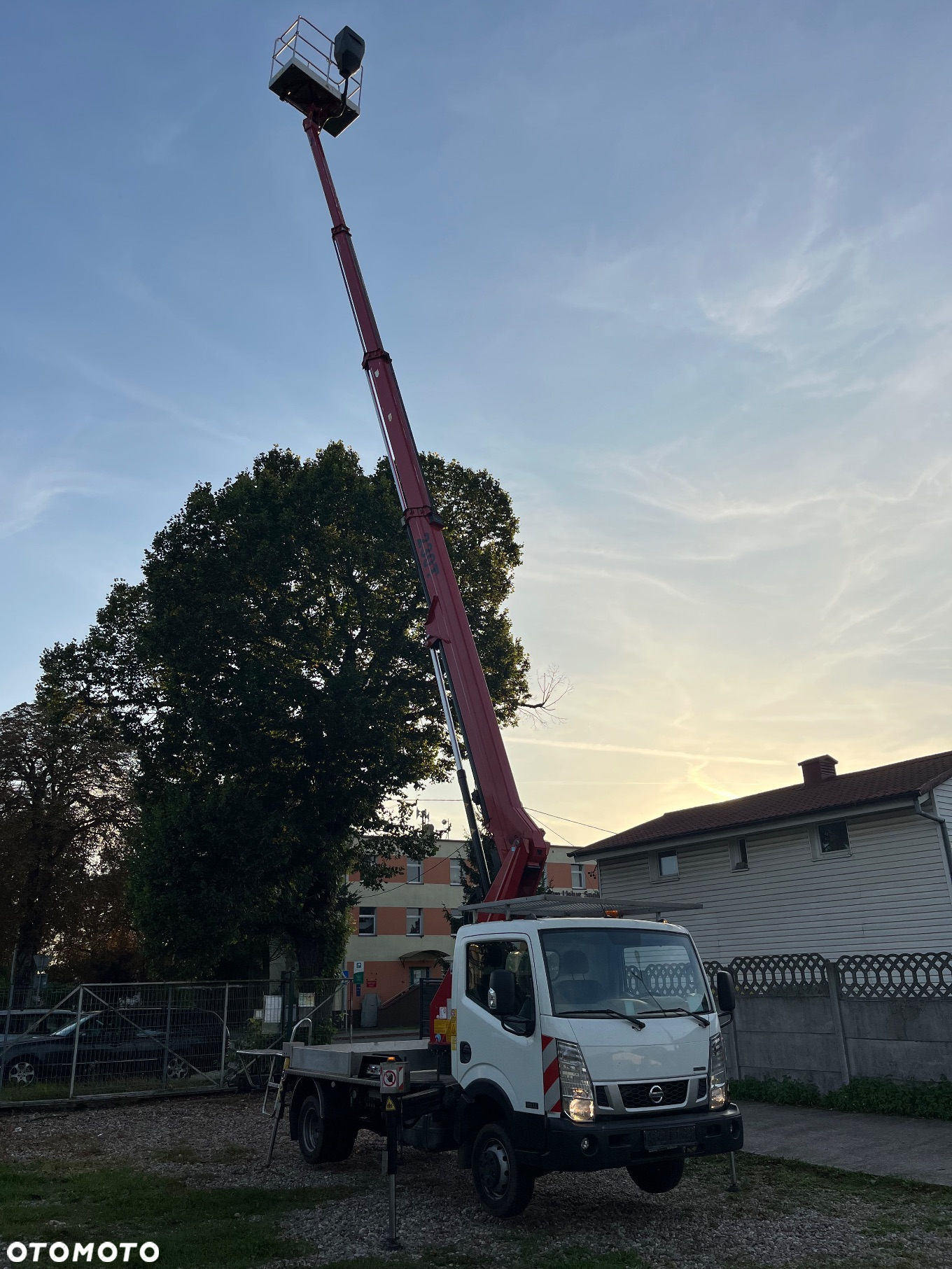 Nissan Podnośnik Koszowy Zwyżka GSR 230T 23 Metry 13 metrów w Bok!Super Stan! UDT! jak Wumag Ruthmann Multitel! Kosz 300KG - 24