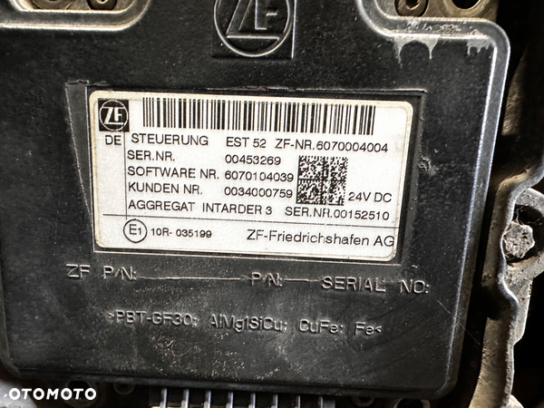 Sterownik skrzyni biegów ZF Man TGX euro6 6070004004