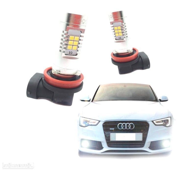 KIT DE LUZES DE NEVOEIRO LED H8 60 WATTS CANBUS - 1