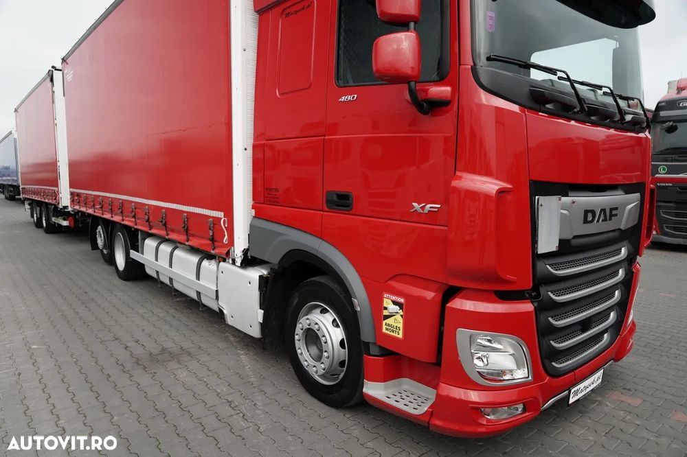DAF XF 480 / COMBINAȚIE TANDEM / 120 M3 / TRAFFIC / 6x2 / PUNȚĂ RIDICABILĂ / WIELTON / SAF 2021 - 5