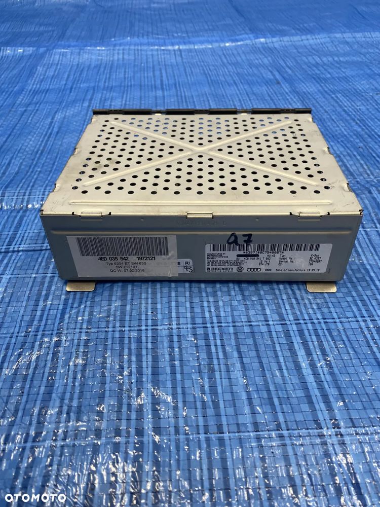 NAWIGACJA RADIO TUNER RADIOWY WZMACNIACZ MODUŁ RADIA AUDI A6 A8 Q7  4E0035542  4E0910541T - 4