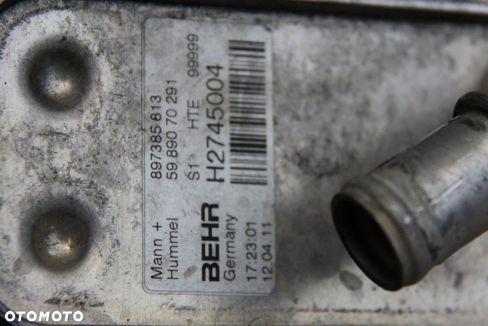 Opel 1.7 CDTI Z17DTR chłodniczka oleju 897385813 Astra H Zafira B Meriva A Corsa D - 4