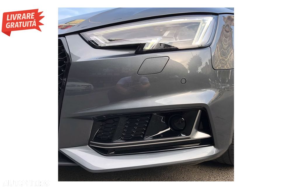 Grile Laterale Audi A4 B9 Sedan Avant (2016-2018) RS4 Design Silver Edition- livrare gratuita - 11