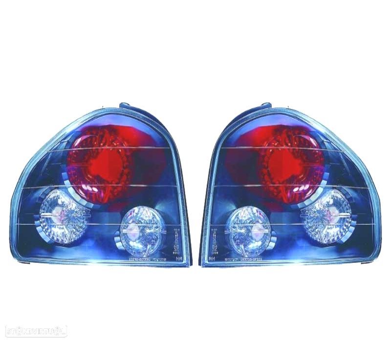 FAROLINS TRASEIROS HYUNDAI SANTA FE 00-06 PRETO - 1