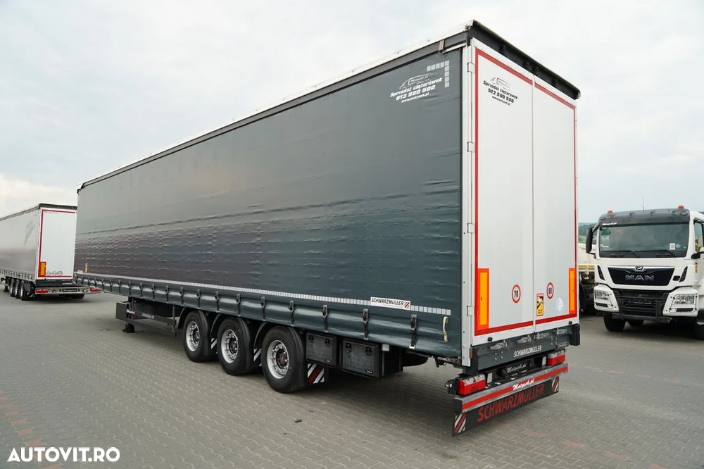 Schmitz Cargobull / CORTINĂ / MEGA / PUNȚĂ RIDICATĂ / PUNȚI SAF / ACOPERIȘ RIDICAT / PRELATĂ ARMATĂ - 6