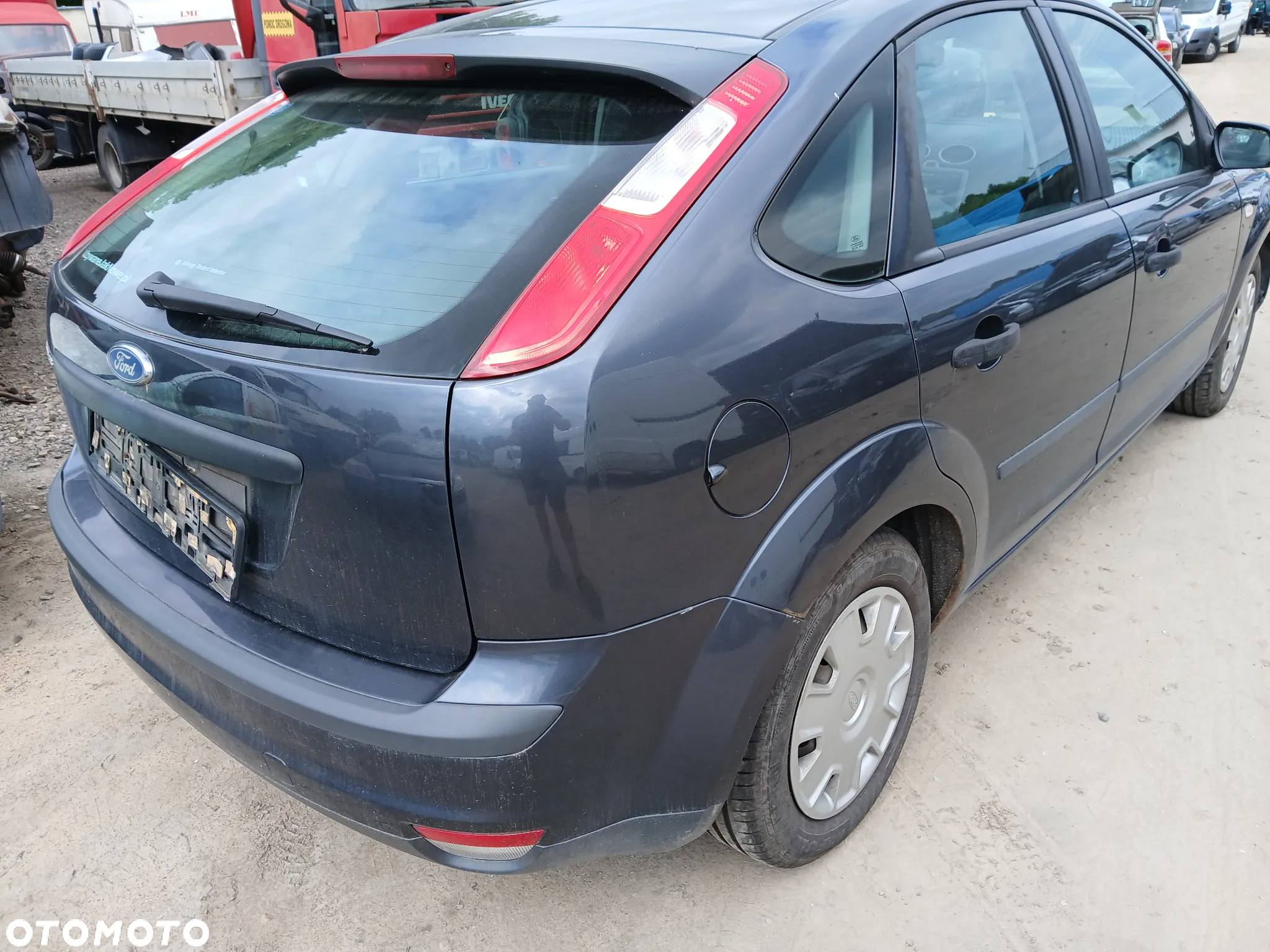 ford focus MK2 SEA GREY METALIC maska pokrywa silnika klapa bagażnika zderzak lampa reflektor pas - 3