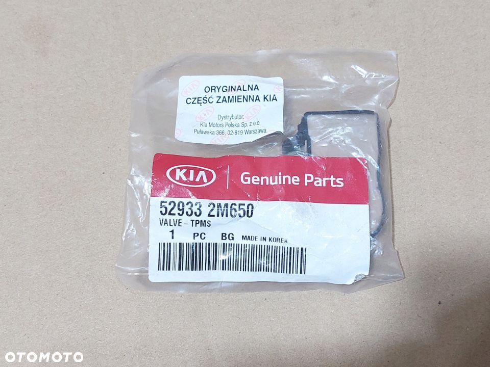 Czujnik ciśnienia TPMS KIA VENGA PICANTO 529332M65 - 1