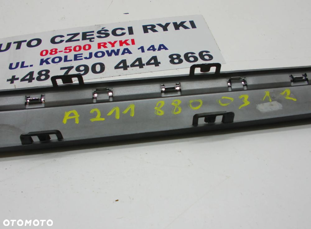 Mercedes E Klasa Listwa zderzaka chrom A 211 880 03 12 - 5