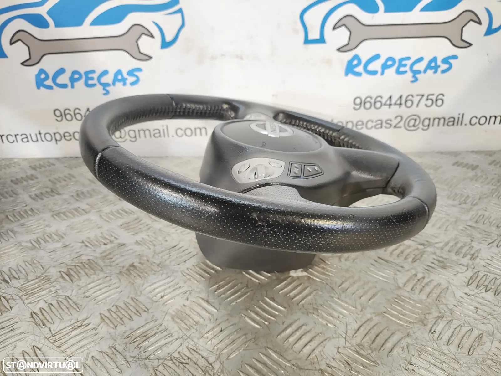 VOLANTE NISSAN JUKE  F15 PELE MULTIFUNÇÕES (SEM AIRBAG) - 6