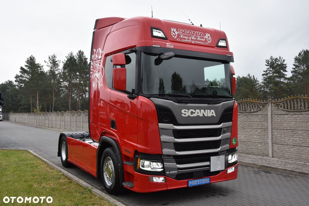 Scania R 450 / HYDRAULIKA HYVA / CAŁA NA PODUSZKACH / I PARK-COOL / 2021 / FULL LED / STANDARD / Retarder / !! Jak nowa !! - 2