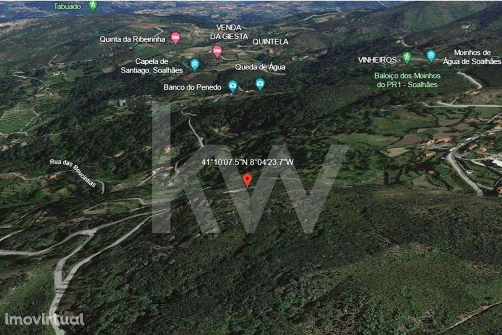 Terreno 3507 em Marco de Canaveses com 5340m2, localizado em Soalhães - Grande imagem: 4/4