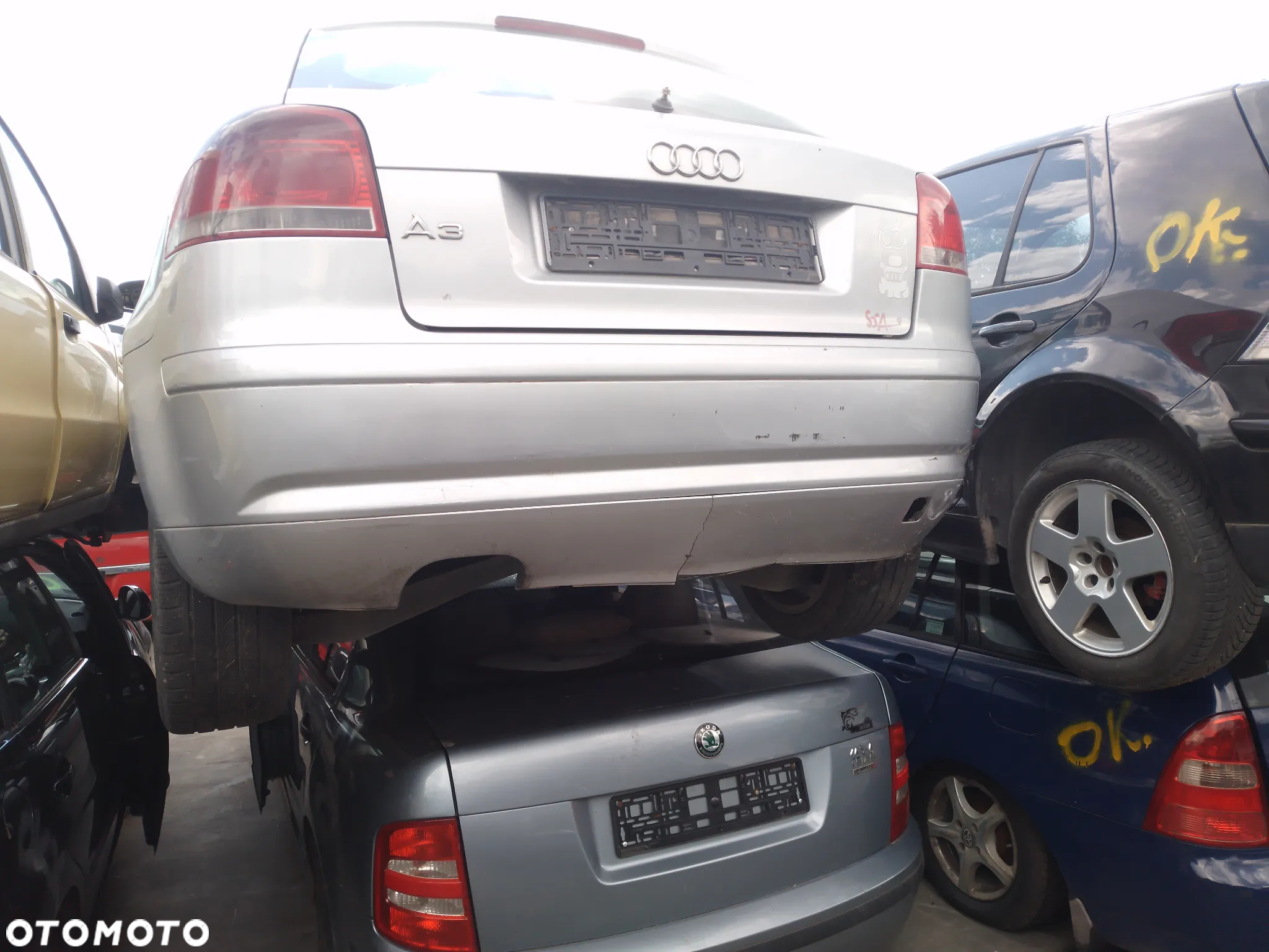 AUDI A3 8P 03-08 2.0 TDI BKD LY7W  BOCZEK DRZWI PRAWY LEWY - 18