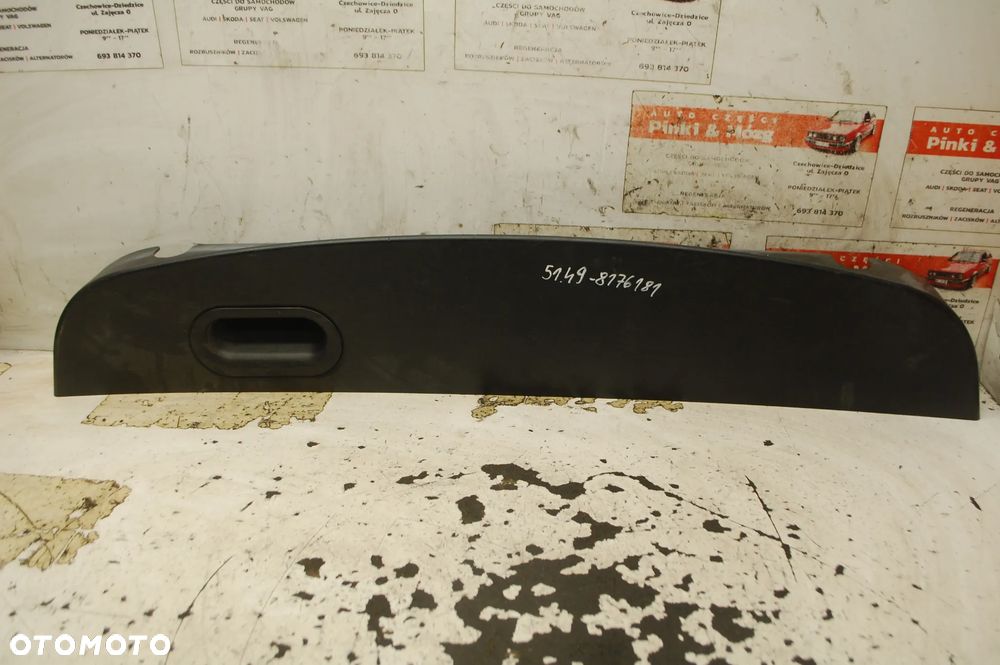 OSŁONA PASA BAGAŻNIKA TYŁ TYLNA 5149-8176181 BMW 5 E39 SEDAN - 1