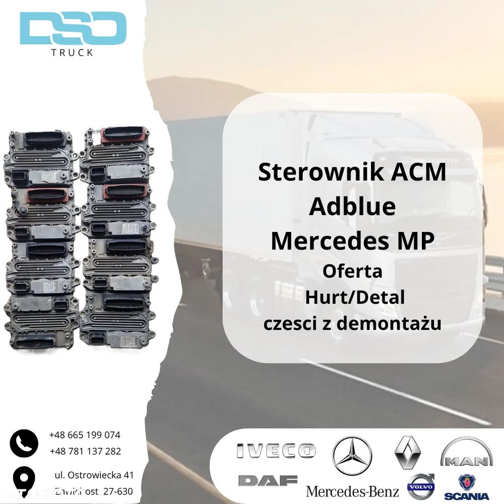 Sterownik ACM ADBLUE Mercedes MP Actros Axor Antos Arocs Atego - 1