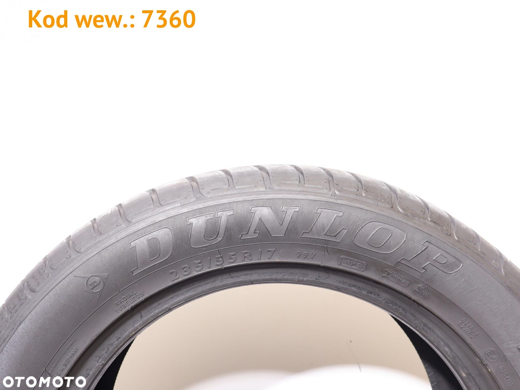 Dunlop SP Sport 01 - 235/55 R17 - 5
