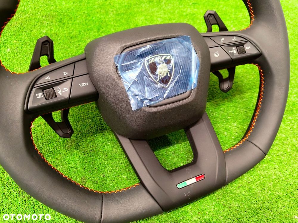 LAMBORGHINI URUS KIEROWNICA ŁOPATKI CZERWONA NIĆ - 7