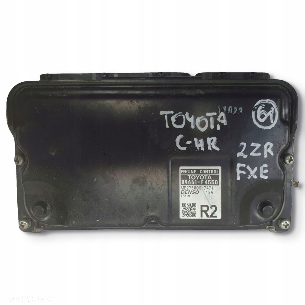 Toyota C-HR 1.8 Hybrid STEROWNIK SILNIKA komputer 89661-F4550 - 9