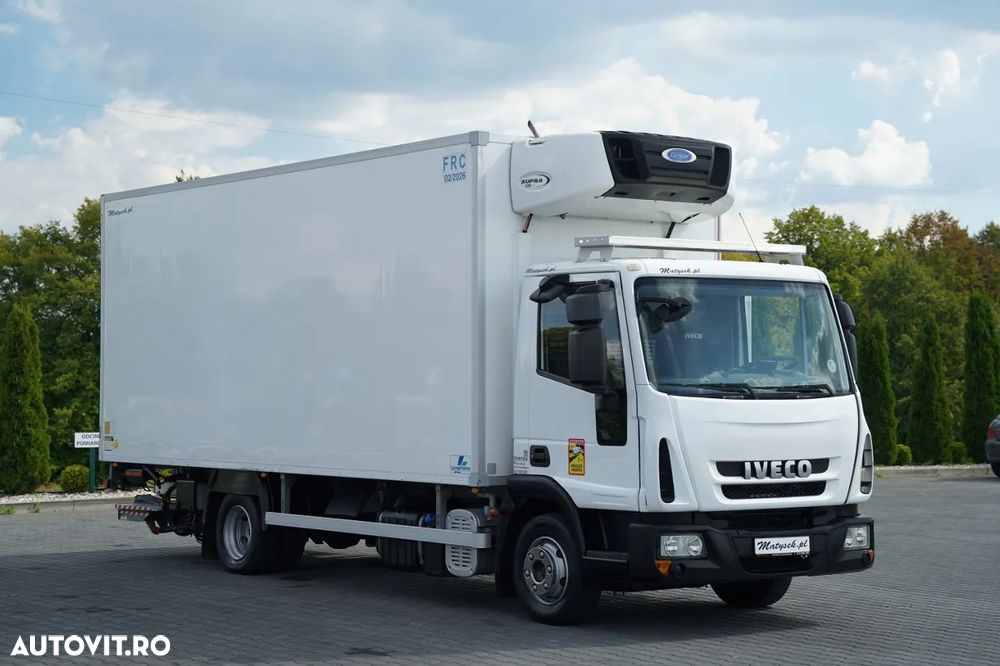 MAN EUROCARGO / 4x2 / FRIGIDER 5.5 M / CAMIOANĂ SUPRA 550 UNITĂȚI / DHOLLANDIA LIFT / EURO 6 - 9