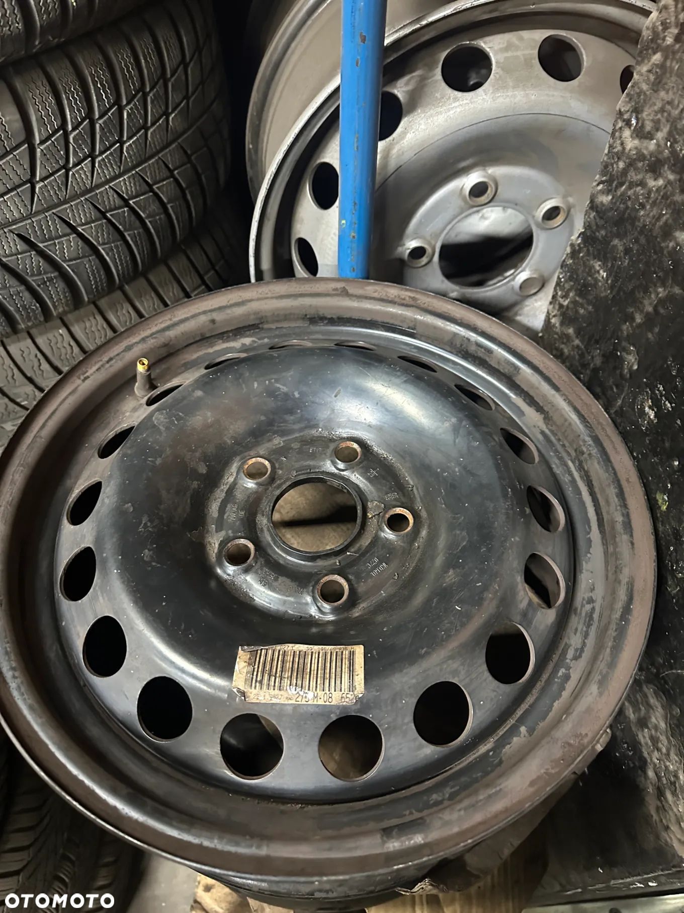 4× Felga stalowa VAG 6.0" x 15" 5x112 ET47 - 1