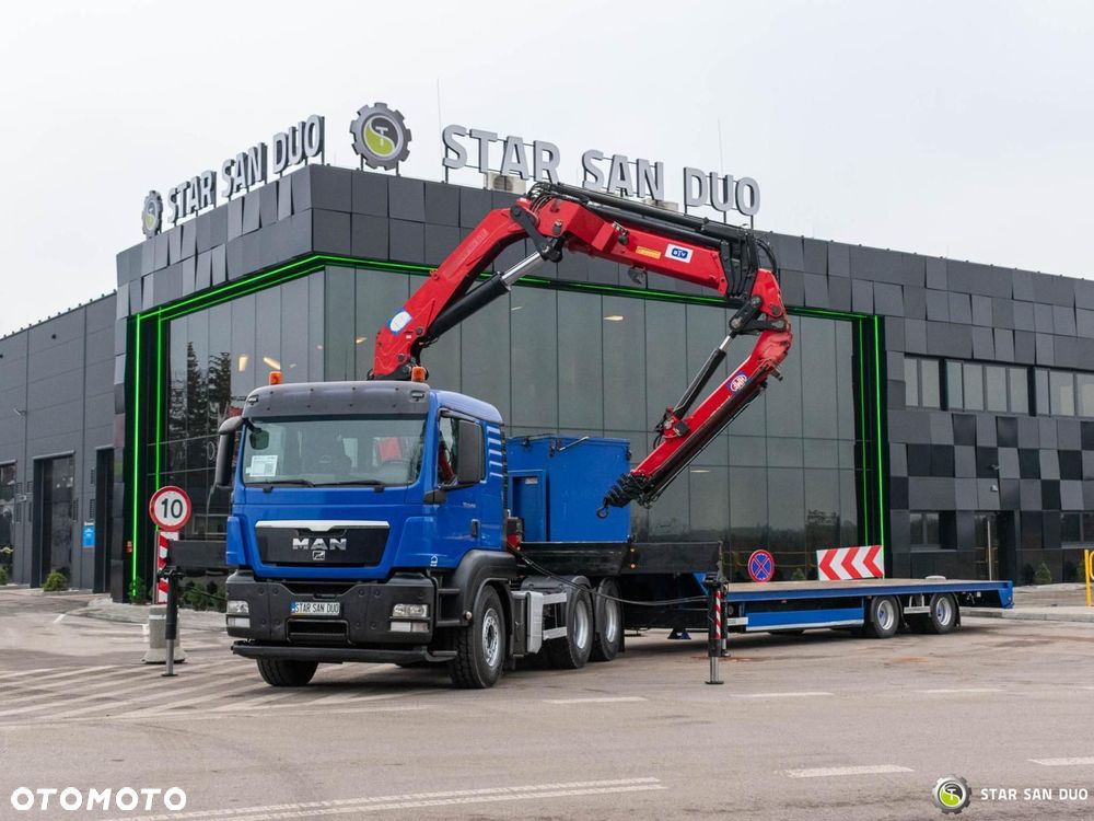 MAN TGS 26.400 6x4 HMF 3722 Fly Jib HDS Żuraw Crane Zestaw - 5