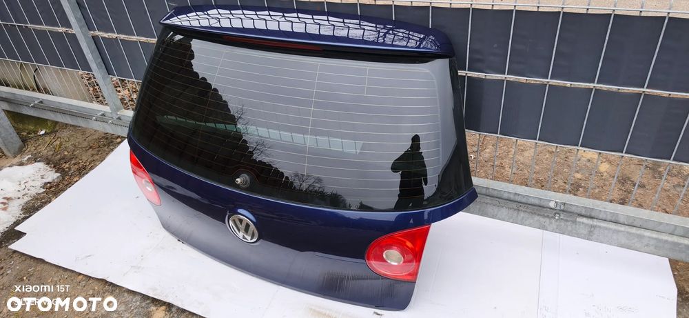 Klapa bagażnika VW Golf 5 hatchback LD5Q kompletna szybą części - 3