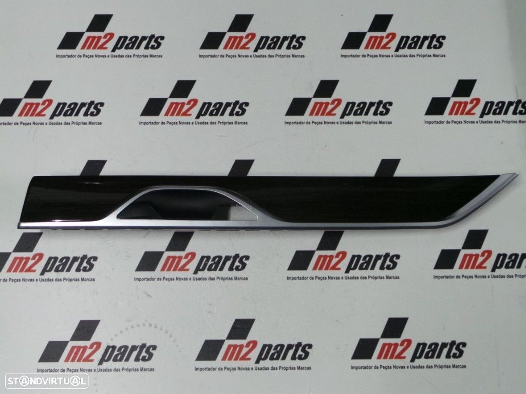 Friso da porta Direito/Trás Seminovo/ Original BMW Série 7 51427400920 - 1