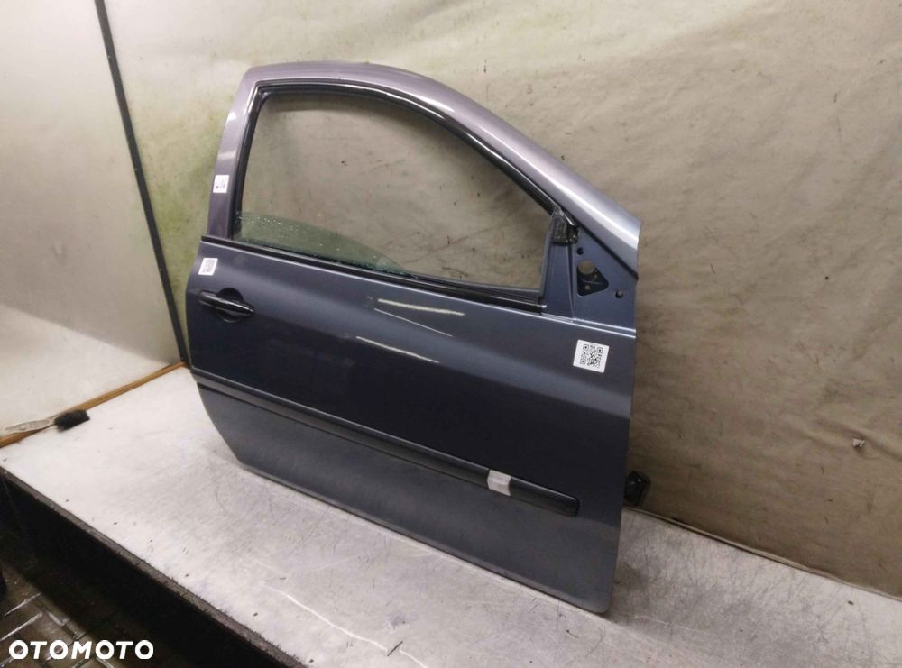 / DRZWI PRZÓD PRZEDNIE PRAWE RENAULT CLIO 3 III TEB66 SZARE GRAFITOWE - 4