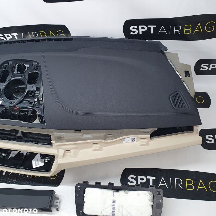BMW SERIA 6 G32 DESKA ROZDZIELCZA KONSOLA KOKPIT PULPIT PODUSZKI AIRBAG AIR BAG PASY KURTYNY KIT SET - 4