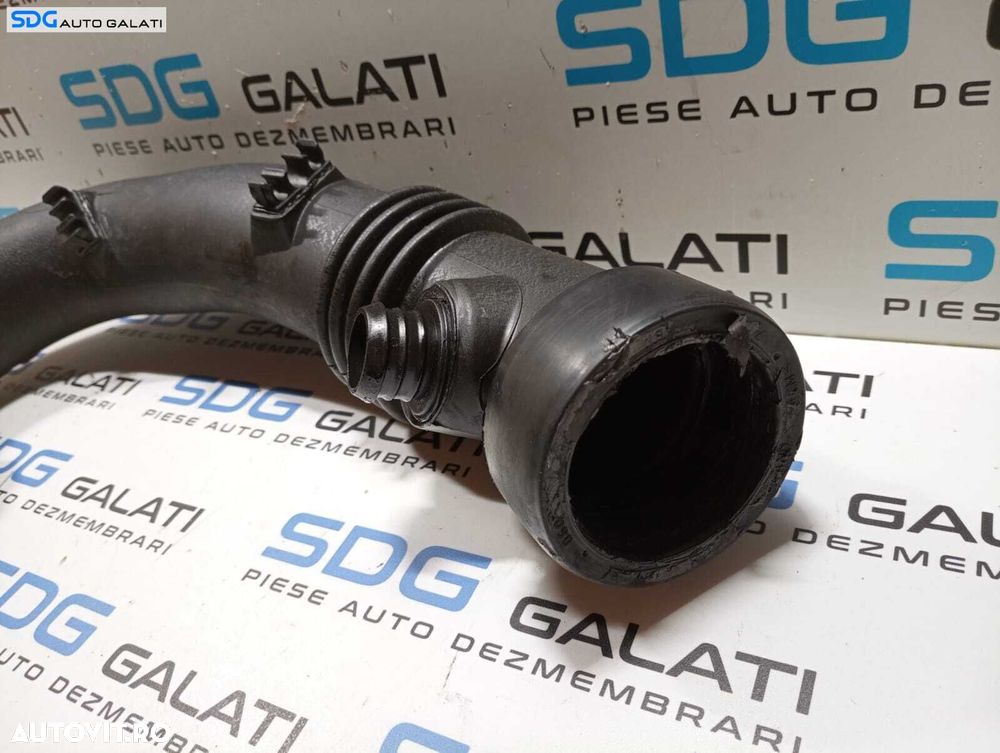 Tub Tubulatura Conducta Admisie Aer BMW Seria 5 E60 E61 3.0 D 2003 - 2010 Cod 7795026 10866710 [M4269] - 2