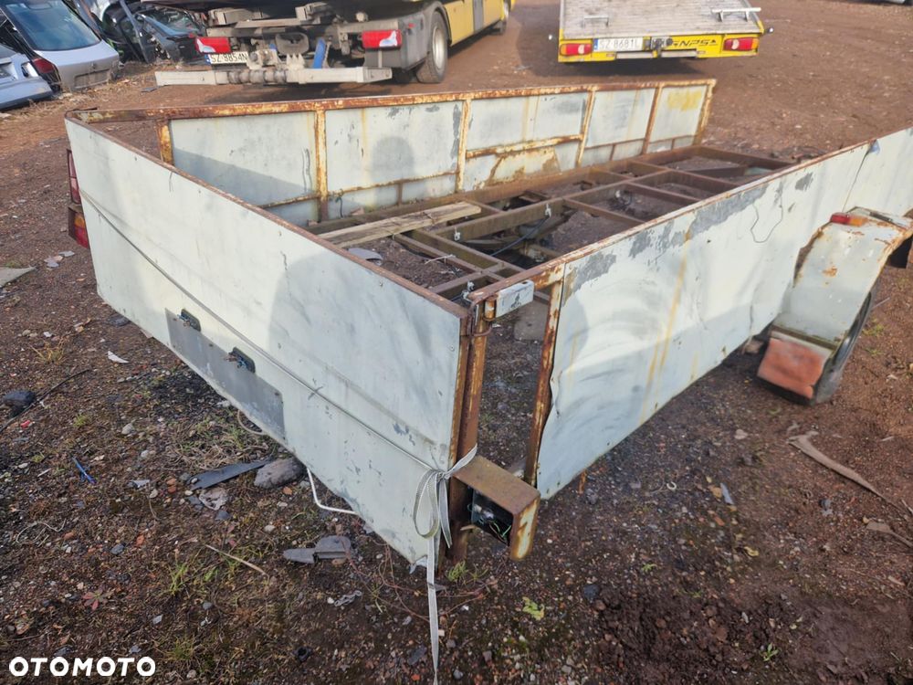 PRZYCZEPA SAM DŁUGA RAMA PRZYCZEPKI RESORY 4m / 1,4m - 4