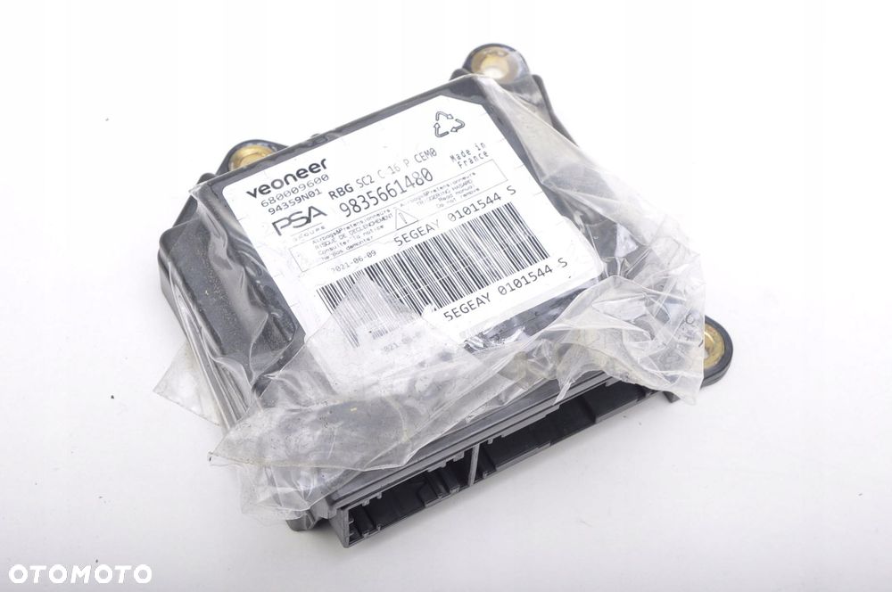 CITROEN C4 III e-C4 SENSOR PODUSZKI AIRBAG 9835661480 - 1