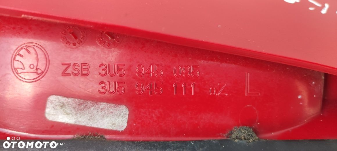 Lampa Tył Lewa Skoda SuperB 1.9 Manual 2004 Części Blask Gołdap - 6