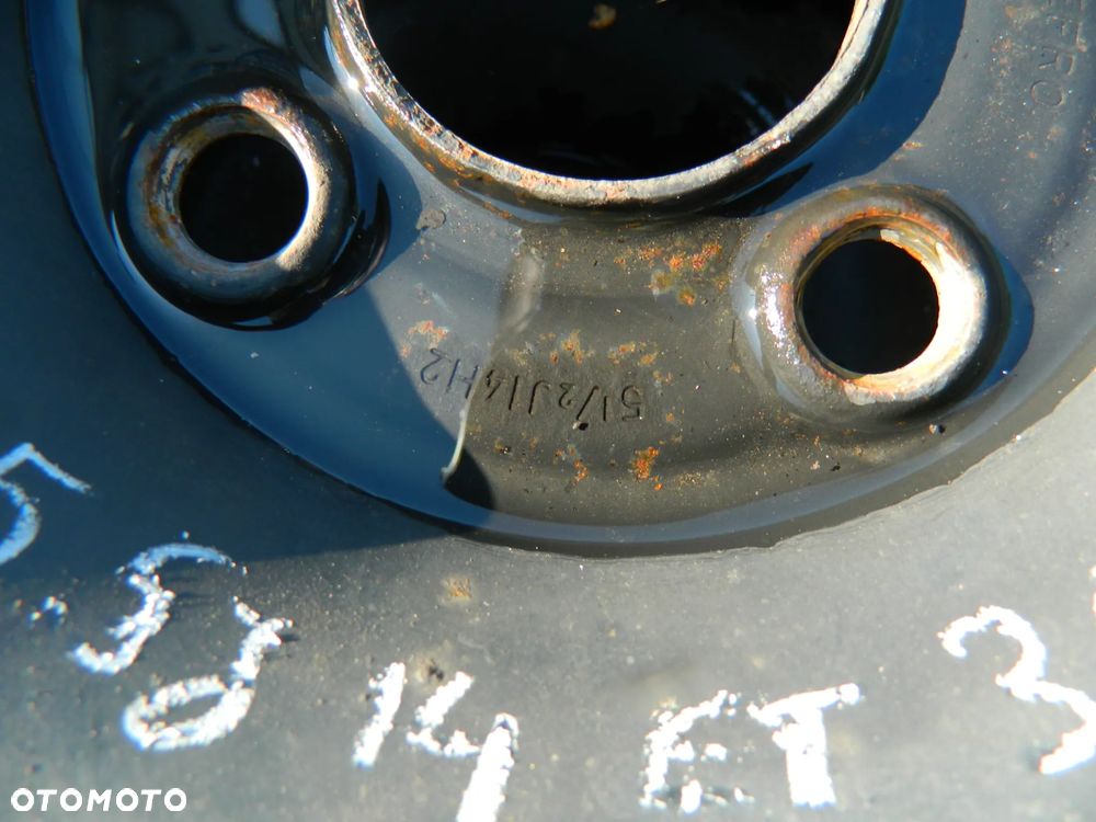 Koła Zimowe Opony Felgi Opel Chevrolet 5.5J14 ET3 8mm 19r9 4x100 185/70/14 - 4