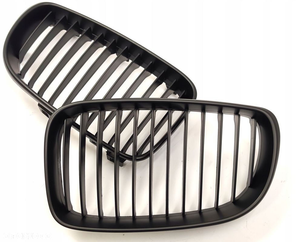 Atrapa Grill Nerki kp Tuning Black Mat Bmw 1 e81 e82 e87 e88 Lift 2007-2013 - 1