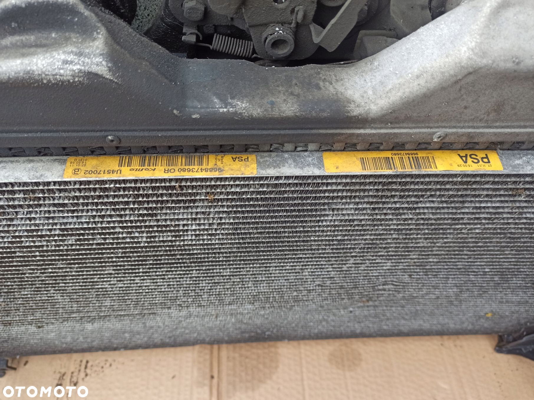 Komplet chłodnic wentylator CITROEN C5 III X7 3.0HDI V6 08- - 10