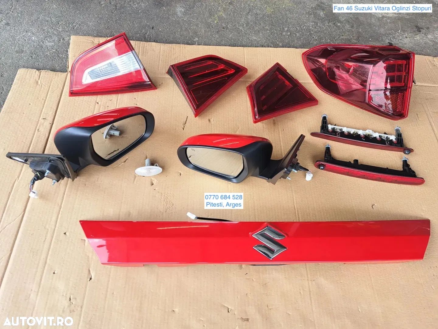 Suzuki Vitara LY ornament haion oglinda electrica stanga dreapta stop haion aripa semnalizare aripa tripla stop dreapta - 1