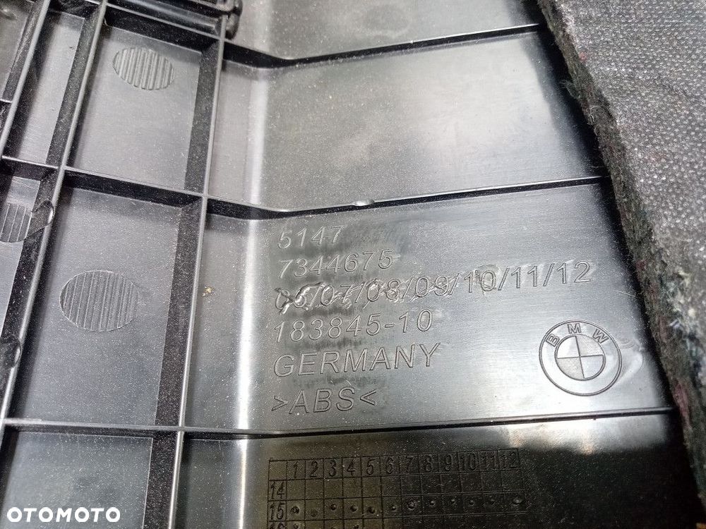 BMW 7 G11 G12 KLAPA ZDERZAK LAMPY TYŁ KOMPLET 416 CARBONSCHWARZ - 10