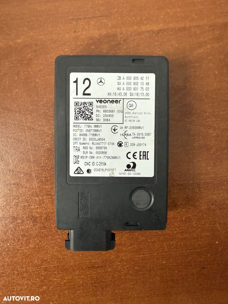 Distronic senzor radar line assist mercedes  Gle W167 - 1