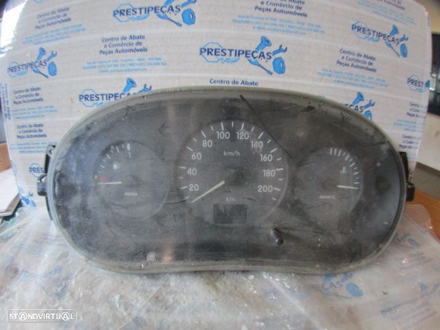 Quadrante 7700428506B RENAULT CLIO 2 1999 1.9D 65CV 3P PRETO KM/H DIGITAL - 1