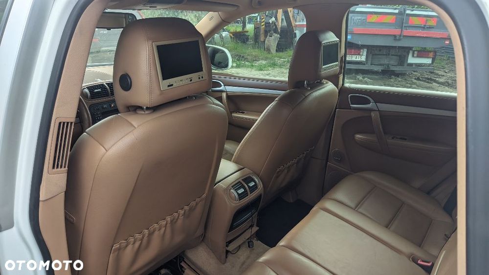 FOTELE SIEDZENIA PORSCHE CAYENNE I 7L BOCZKI DVD KOMPLET LIFT Posiadamy cały środek kompletny