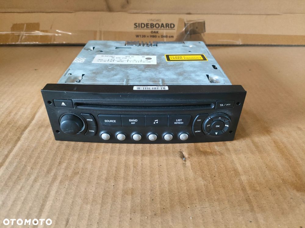 CITROEN C4 I 04- RADIO RADIOODTWARZACZ ORYGINALNE 9647521077 - 1