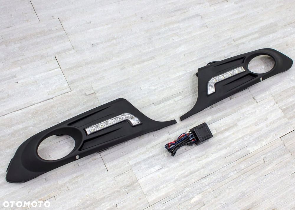 volkswagen jetta iv 2011-2015 światła do jazdy dziennej drl led - 7