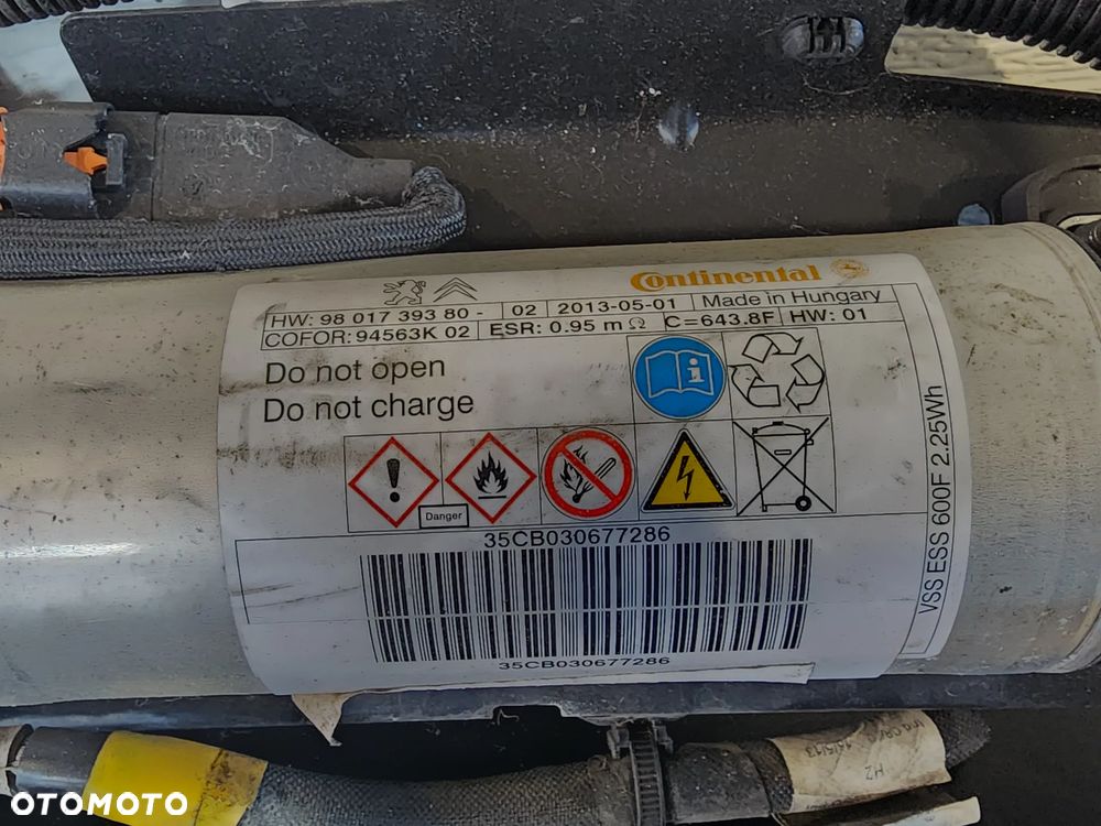 Citroen C4 PICASSO 2 moduł sterownik kondensator start stop - 2