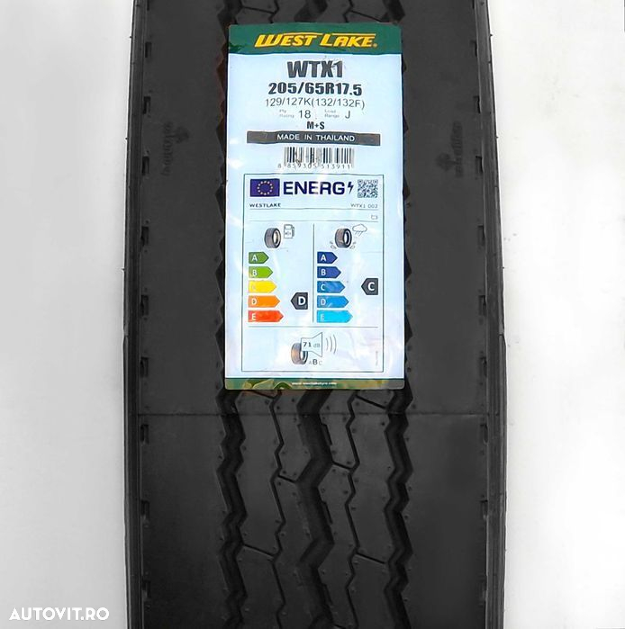 Anvelopa NOUA M+S*  205/65R17.5 Westlake WTX1 129/127K 132/132F 18PR Remorca - 2