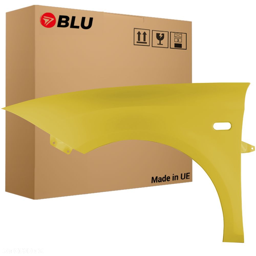 BLU Błotnik SEAT LEON II 2 1P1 LS1A lewy przód żółty 2005-2012 AmarilloCrono - 1