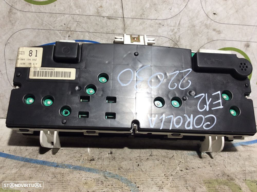 Quadrante Toyota Corolla E12  Ref. 83800-02810 - 2