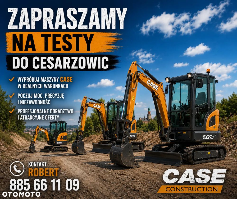 Case Minikoparka Koparka CASE CX19D 2 tony - 7